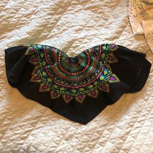 Strapless bathing suit top